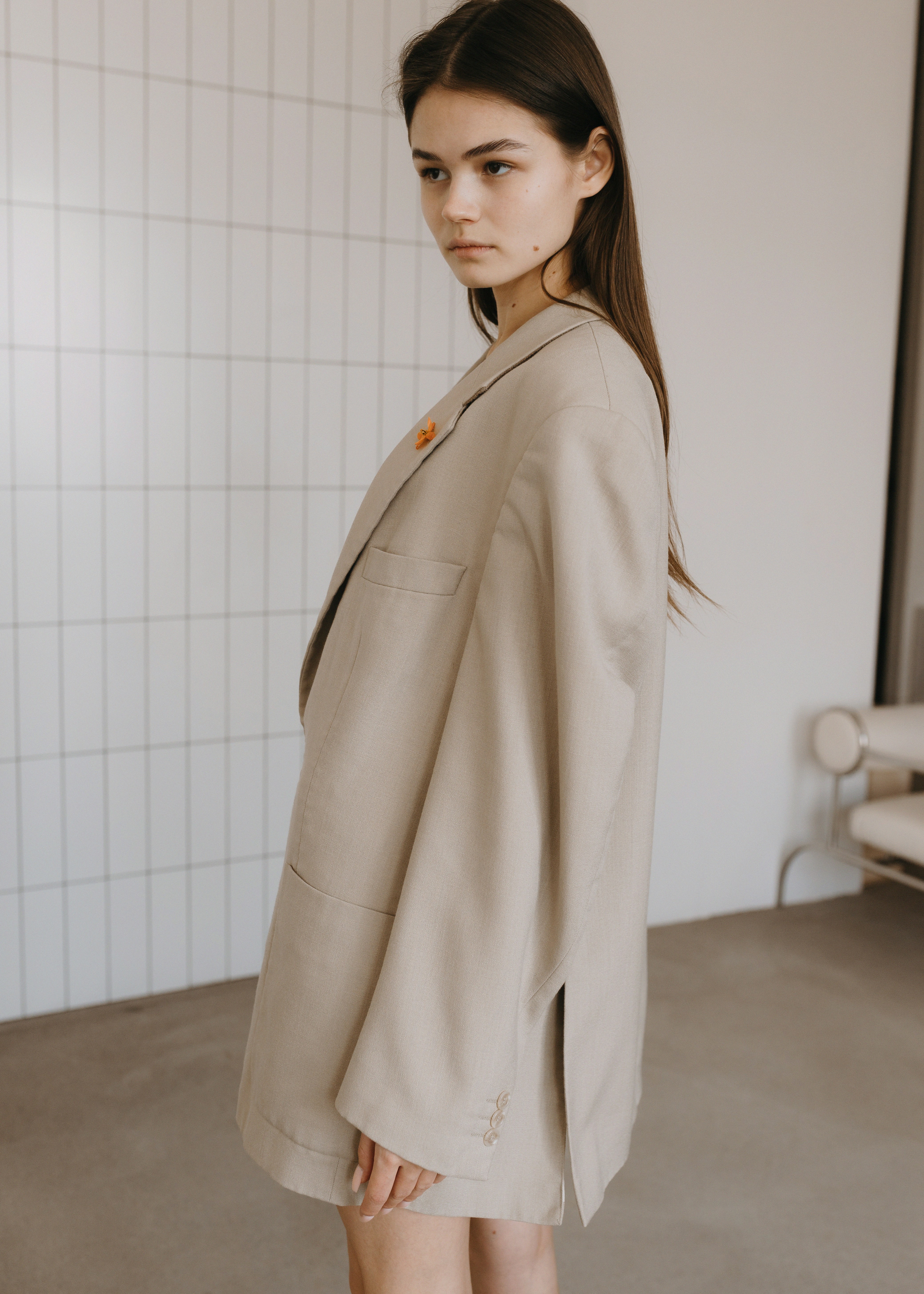 Beige Blazer
